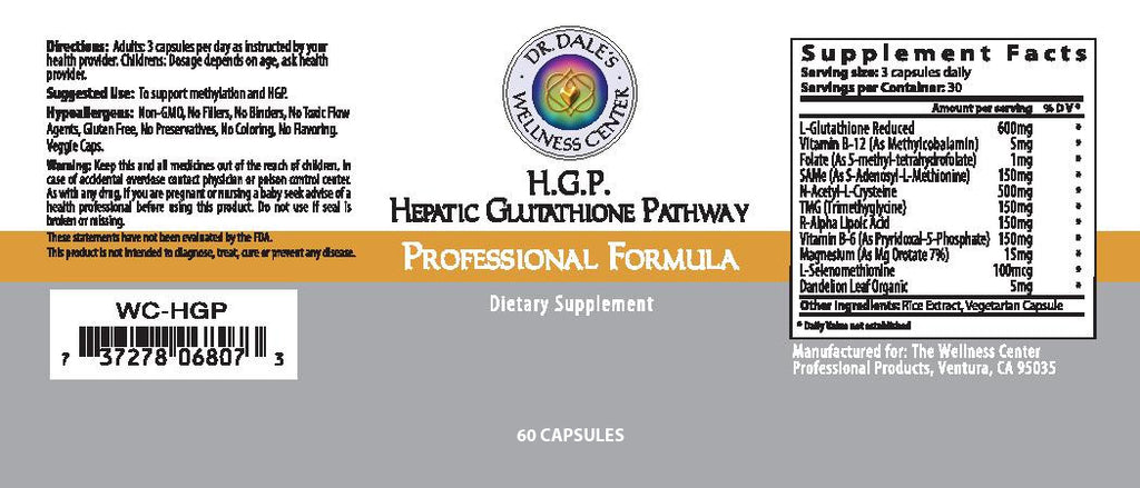 Hepatic Glutathione Pathway - Dr. Dale Wellness Retail