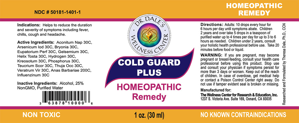 Cold Guard Plus (Liquid) - Dr. Dale Wellness Retail